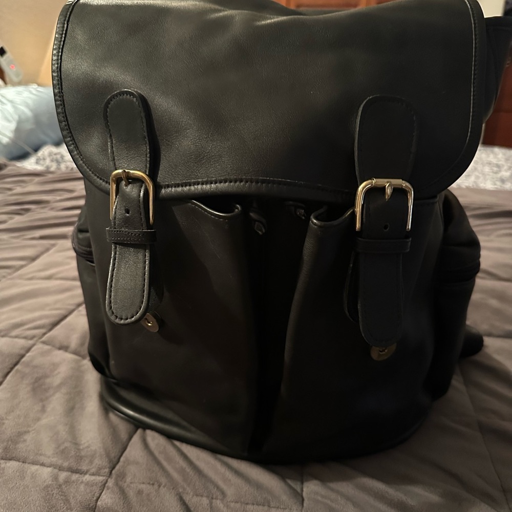 Coach Leather Backpack Vintage